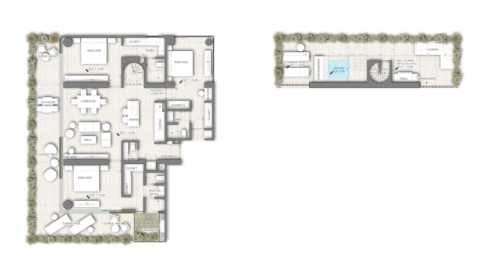 MERAVIA Tulum : PENTHOUSES