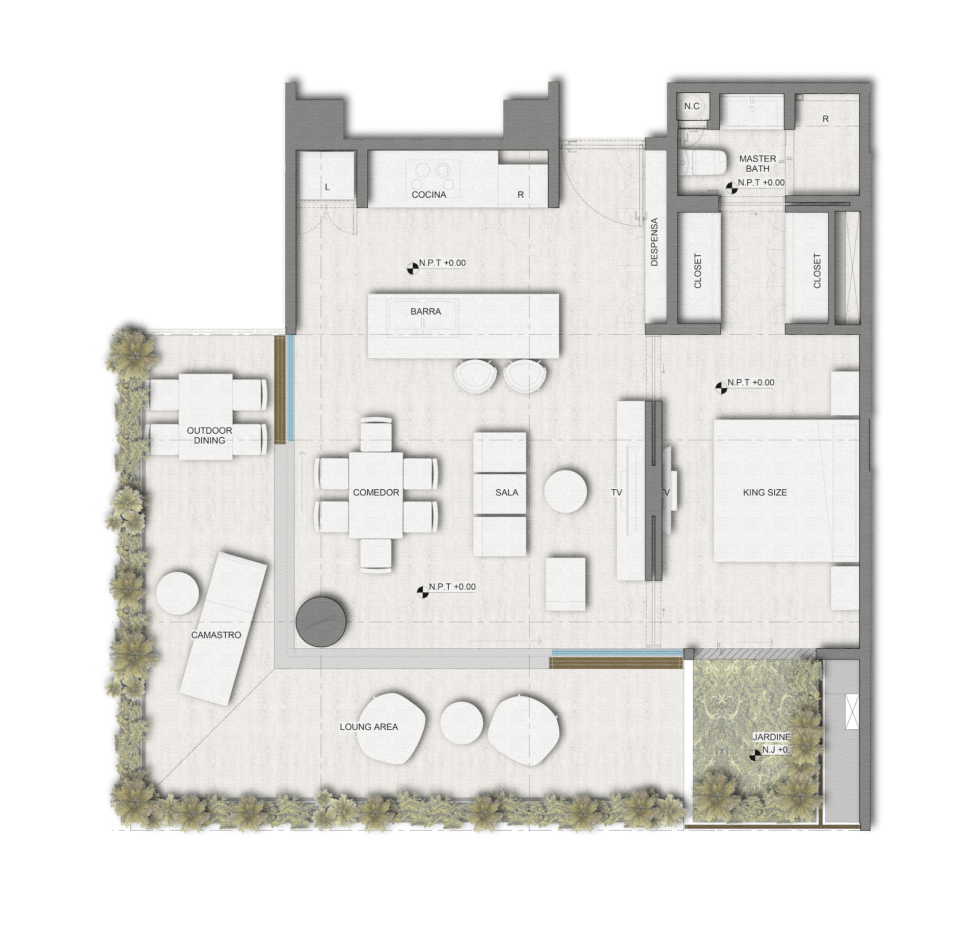 MERAVIA Tulum : SAMPLE FLOOR