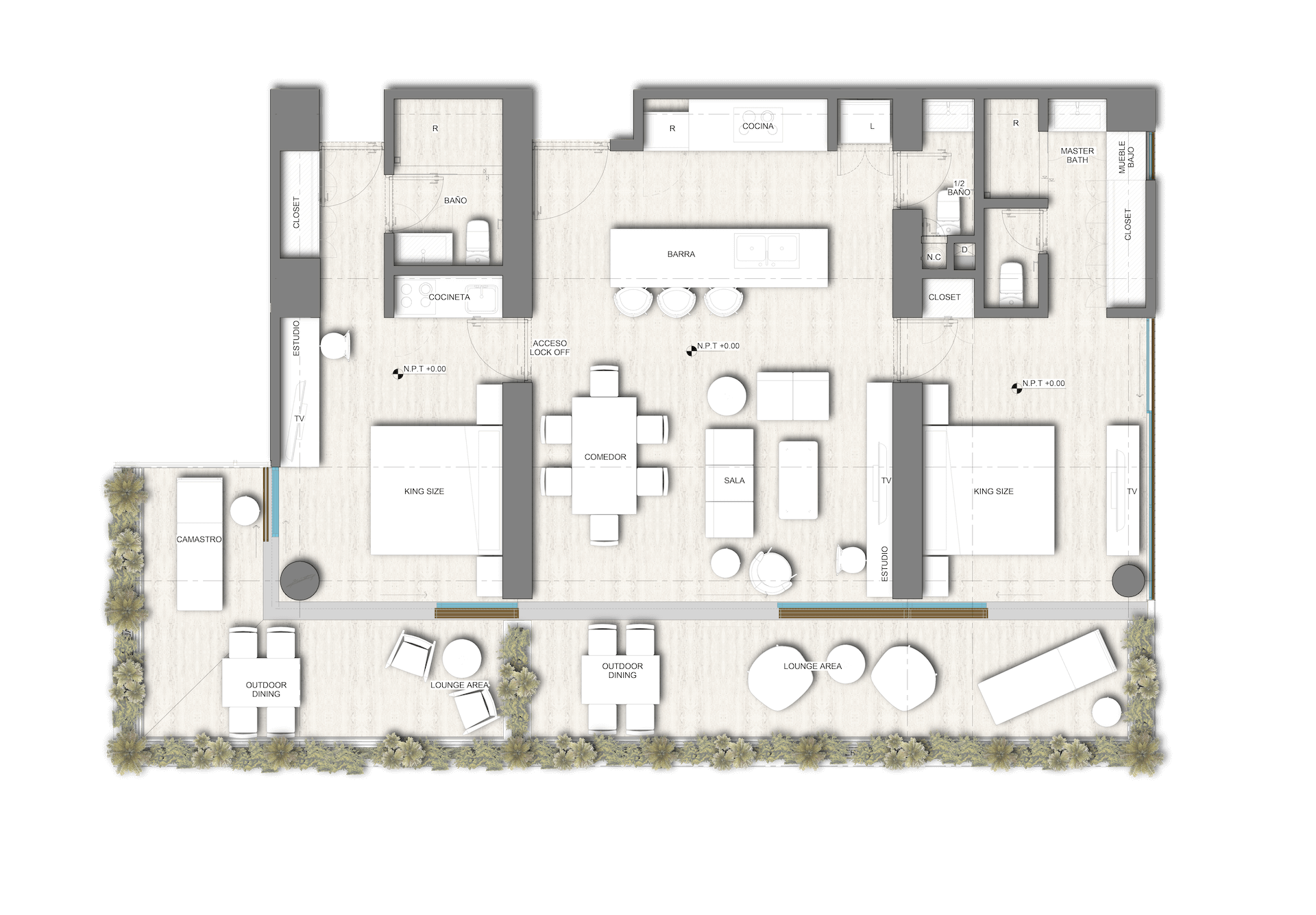 MERAVIA Tulum : SAMPLE FLOOR