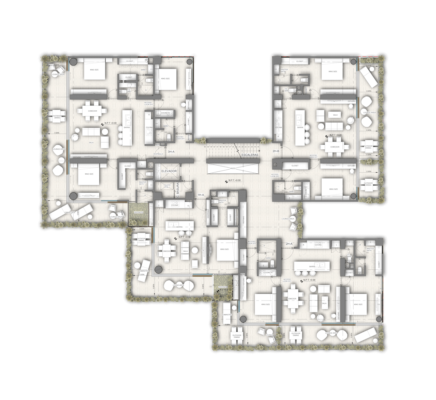 MERAVIA Tulum : SAMPLE FLOOR