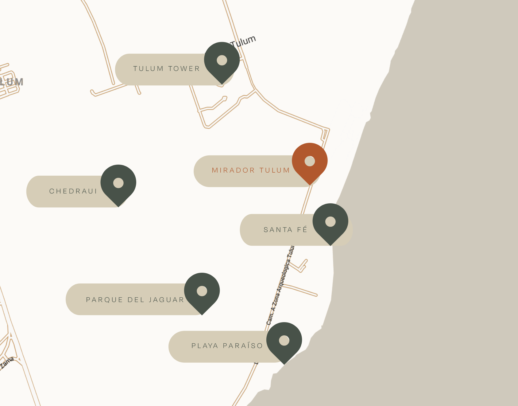 MERAVIA Tulum : Location